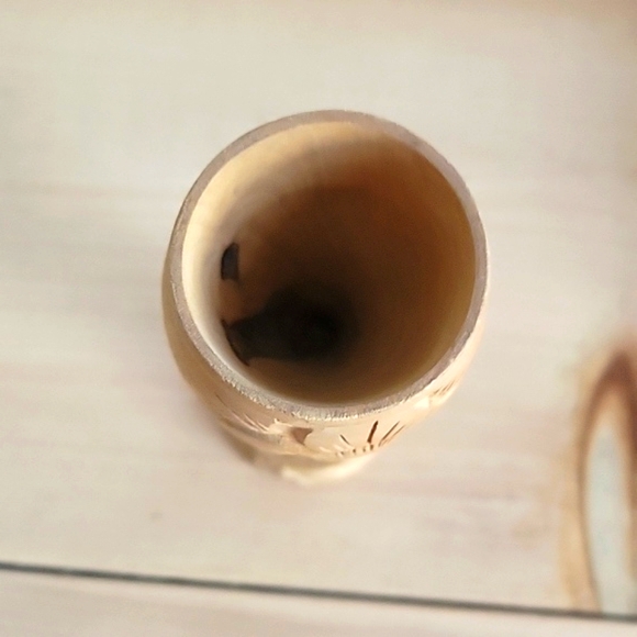 Handcarved Israel Olive Wood Chalice - Picture 5 of 6